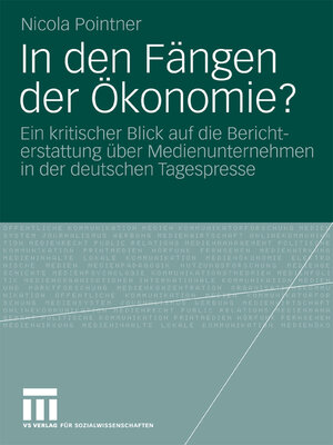 cover image of In den Fängen der Ökonomie?